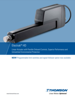 ELECTRAK HD SERIES: LINEAR ACTUATOR WITH FLEXIBLE ONBOARD CONTROLS & ENVIRONMENTAL PROTECTION